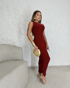 Vestido Brenda - Cereja - loja online