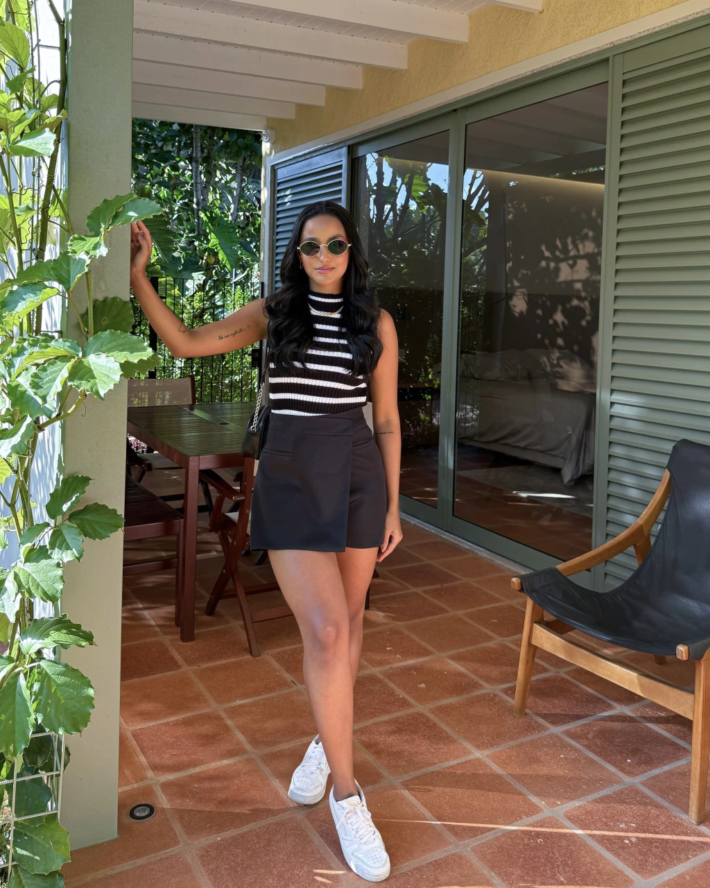 Short Saia Alice - Preto