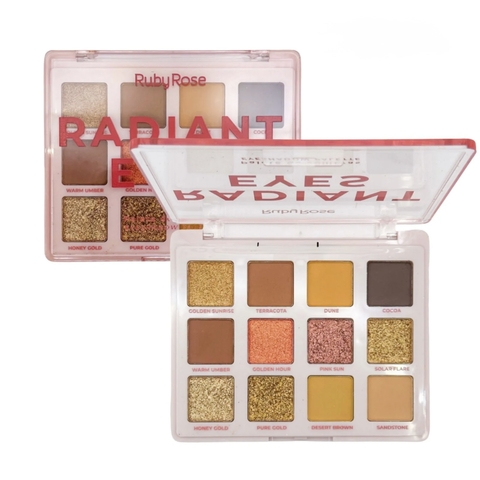 PALETA DE SOMBRAS RADIANT EYES - RUBY ROSE