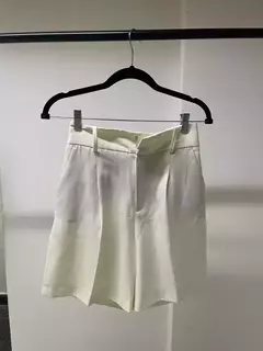 Bermuda Zara Blanco | Talle xs - comprar online