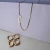 KIT COLAR ZARA + DUO DE ARGOLAS FLORA - loja online