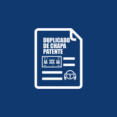 Duplicado de chapa patente autos - comprar online