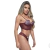 Conjunto de Lingerie Rendado 2 Cores G - Vinho e Branco - comprar online