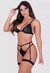 Conjunto Julia de Lingerie Preto GG (Veste G também) - Renata Carvalho Sex Shop