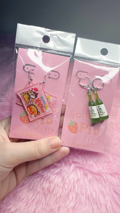 Brinco comidinhas coreanas