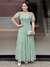 Vestido Longo em Tule Verde Menta