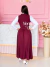 Conjunto Saia + Colete Alfaiataria Marsala