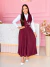 Conjunto Saia + Colete Alfaiataria Marsala - Menina Chic