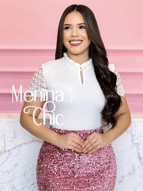 Blusa Branca Doce Sorriso - comprar online