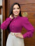 Camisa Feminina Elegância Caprichosa