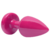 PLUG ANAL P PLÁSTICO ABS PEDRA ROXA - comprar online