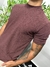 Camiseta masculina designer marrom - comprar online