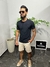 Camiseta Texturizada masculina preta