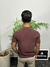 Camiseta masculina designer marrom na internet