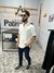 Camisa Masculina gola padre manga curta