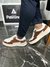 Tênis Sneaker masculino camurça marrom