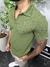Camisa masculina Polo verde musco - comprar online