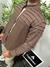 Jaqueta Moletinho Masculina marrom - comprar online