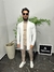 Cardigan Masculino Tricot Branco - Estilo Patrones