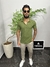 Camisa masculina Polo verde musco