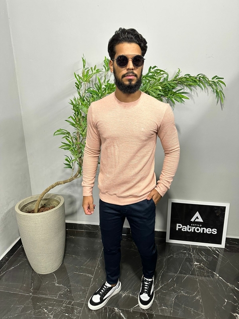 Suéter masculino rose