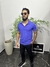 Camisa polo masculina azul Royal