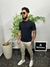 Camiseta masculina designer preta