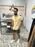 Camisa masculina manga curta com relevo