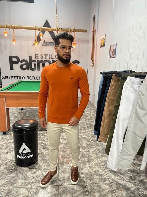 Suéter Premium Masculina - Terracota