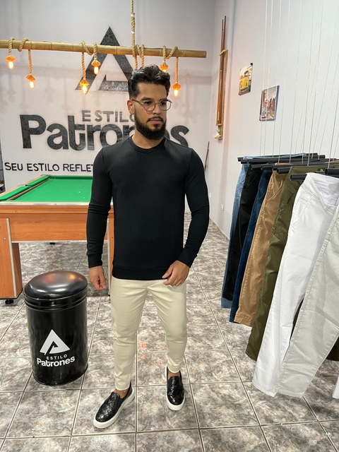 Suéter Premium Masculino - Preto
