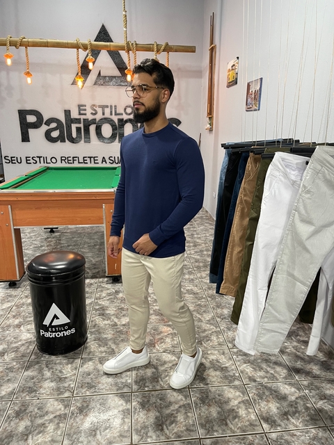 Suéter Premium Masculino - Azul marinho