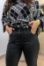 Calça Zoe Skinny Resinada - CM Closet
