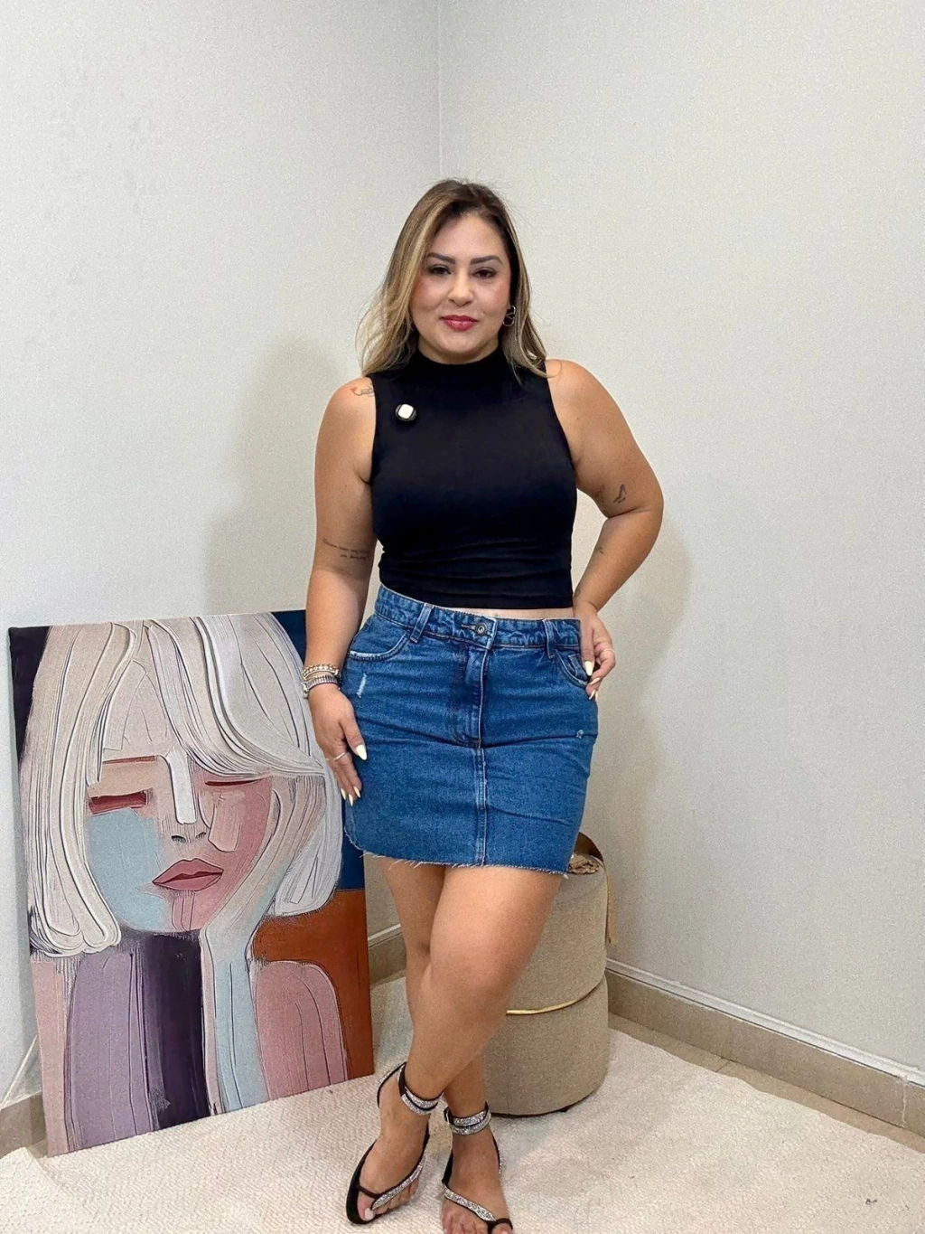 SAIA LUIZA BARRA FIO DESFIADO