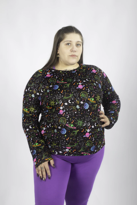 Buzo estampado Planetas