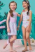 Maiô infantil kukiê sereia e saia em malha com proteção UV50+ 83681 - Kukie - Juaninha Store - Roupa infantil feminina