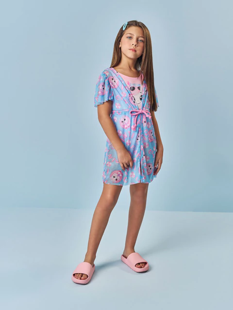 Maiô Infantil Cinti E Saída De Praia unicórnio - 12764