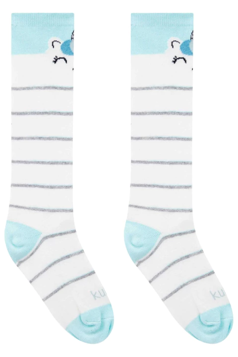 Meia kukie 3/4 em Tricot Unicórnio