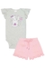 Conjunto kukie Infantil Body e Short Gatinha com Pompom - comprar online