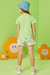 Conjunto kukie Infantil com Short Arco-íris - Costas