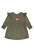 Vestido kukie Bear Baby em Malha Wave Verde - Frente