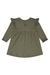 Vestido kukie Bear Baby em Malha Wave Verde - Costas