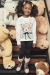 Conjunto kukie infantil Ursinho de Blusão e Legging em Molecotton - Frente