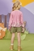 Conjunto kukie Alecrim de Bata e Shorts - Costas