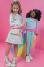 Conjunto kukie Infantil Inverno com Calça e Blusão Arco Iris - Modelo