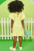 Vestido Infantil Kukiê Alecrim em Meia Malha - Costas