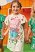 Vestido Infantil em Cotton Linho Kukiê Porquinha 