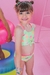Biquíni infantil Kukiê Smile em Malha com Proteção Uv 50+ - Modelo