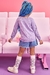 Meia infantil kukiê 3/4 cinza - comprar online