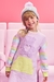 Gorro infantil kukiê em tricot cinza