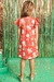 Vestido infantil Natalino Kukiê em Fly Tech - costas